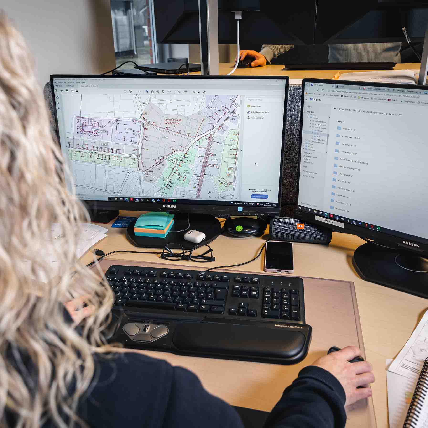 Kontorarbejde Dktv Anlaeg Bubble