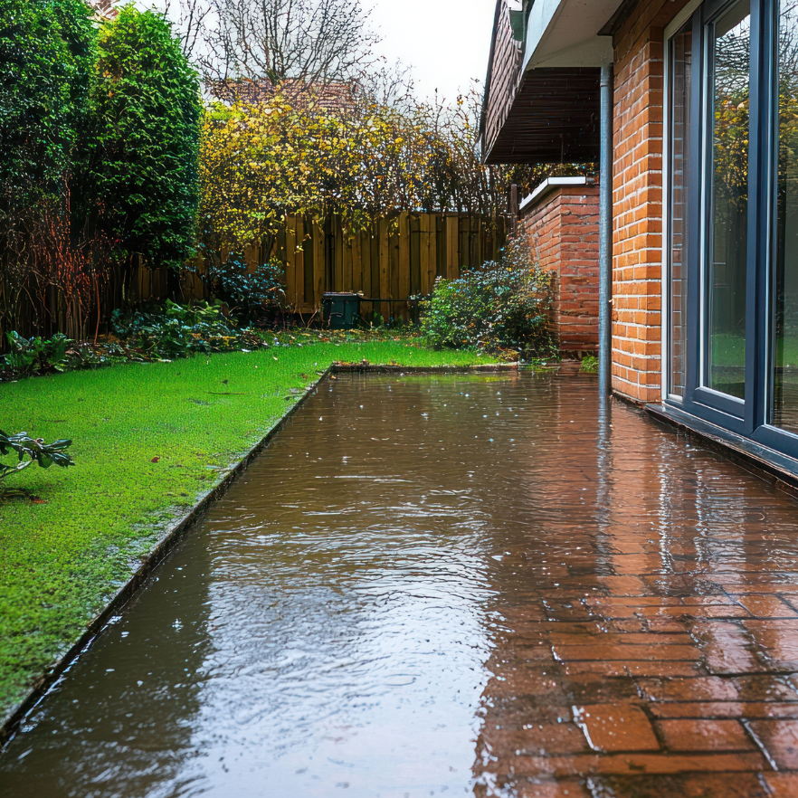 Terrænregulering Og Regnvandsrender For Optimal Afledning